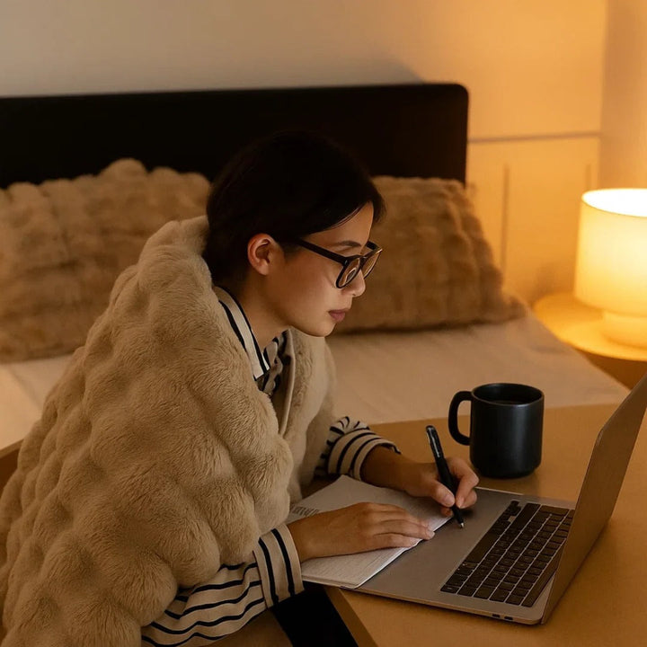Cosycombe™ Soft Plush All-Season Blanket with Minimal Elegant Design