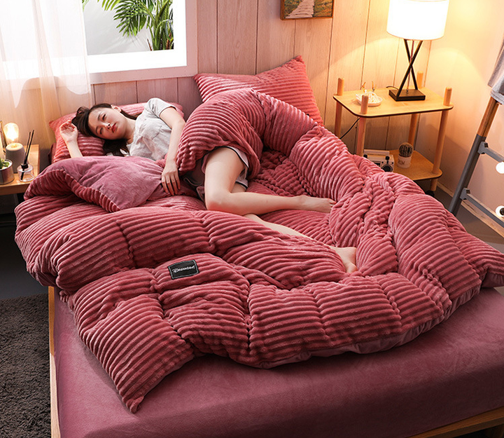 Cosycombe™ Fleece Winter Duvet Cover – Soft, Warm and Easy to Wash