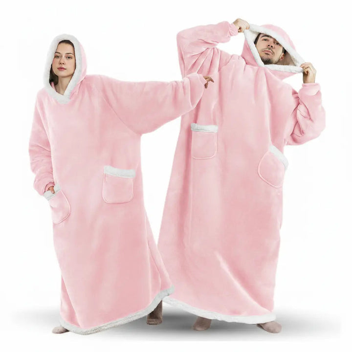 Cosycombe™ Oversized Giant Hoodie Blanket in Thick Brushed Fleece
