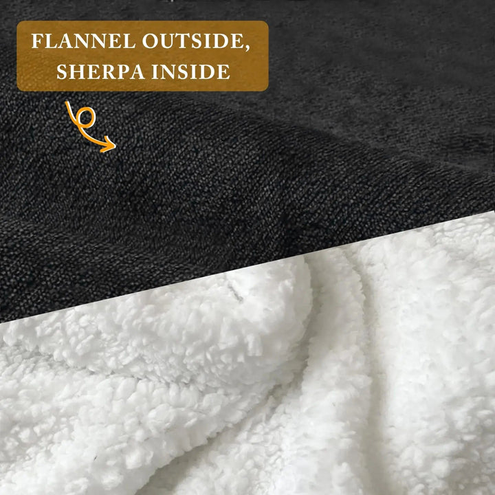 Cosycombe™ Oversized Giant Hoodie Blanket in Thick Brushed Fleece
