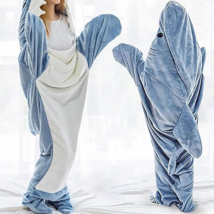 Cosycombe™ Shark Hoodie Blanket You Can Wear Around the House