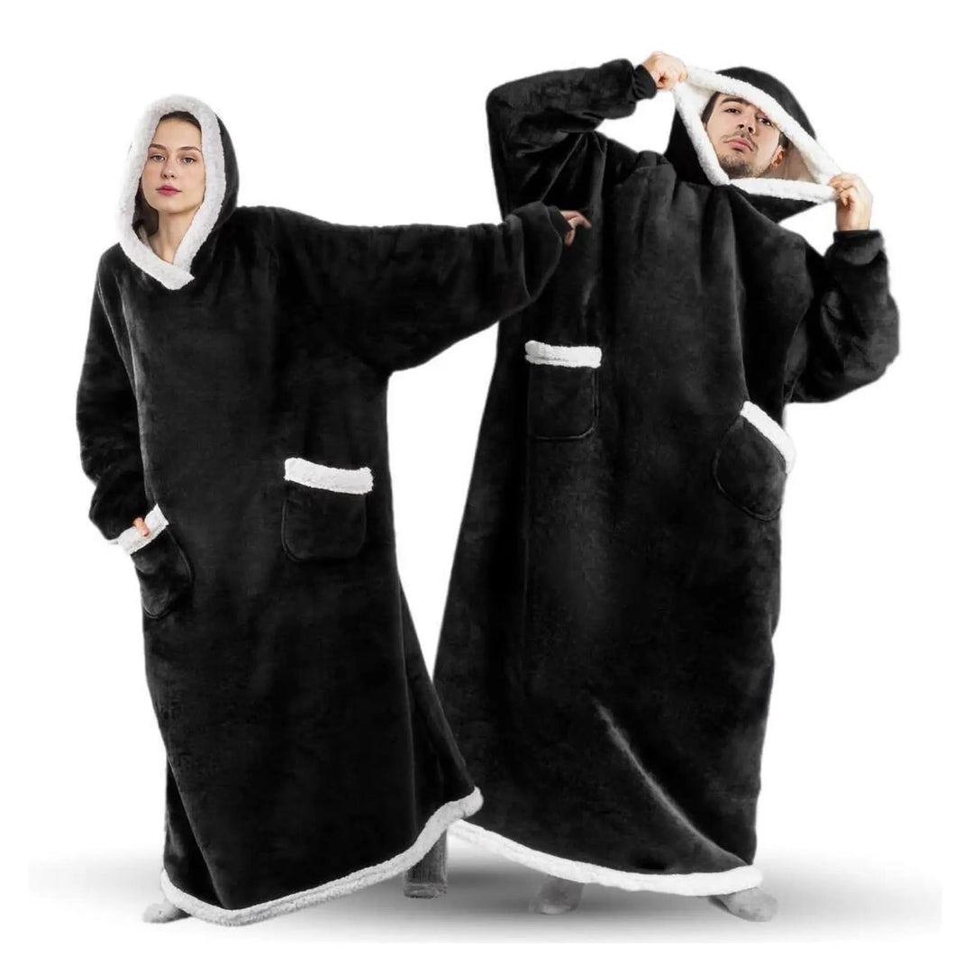 Cosycombe™ Oversized Giant Hoodie Blanket in Thick Brushed Fleece