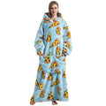 Cosycombe™ Long Wearable Blanket Hoodie with Sherpa Lining and Big Pocket