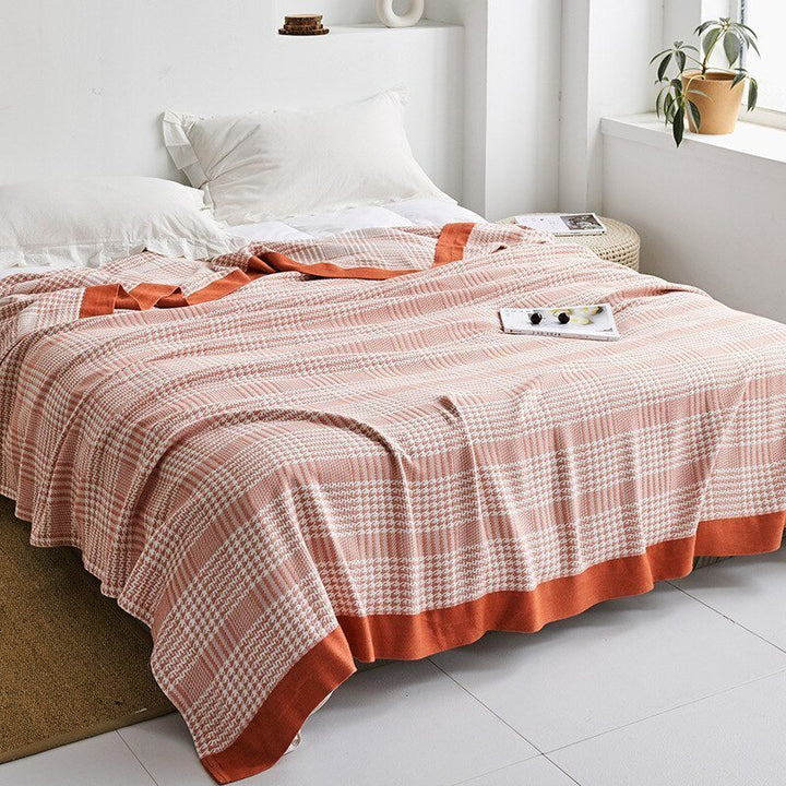Cosycombe™ Soft Japanese Cotton Throw Blanket with Anti-Pilling Finish