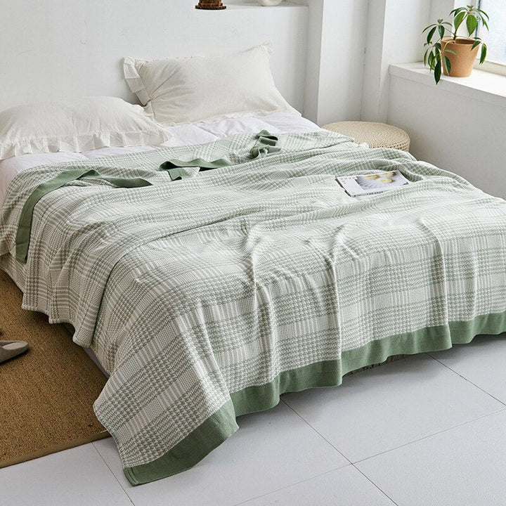 Cosycombe™ Soft Japanese Cotton Throw Blanket with Anti-Pilling Finish