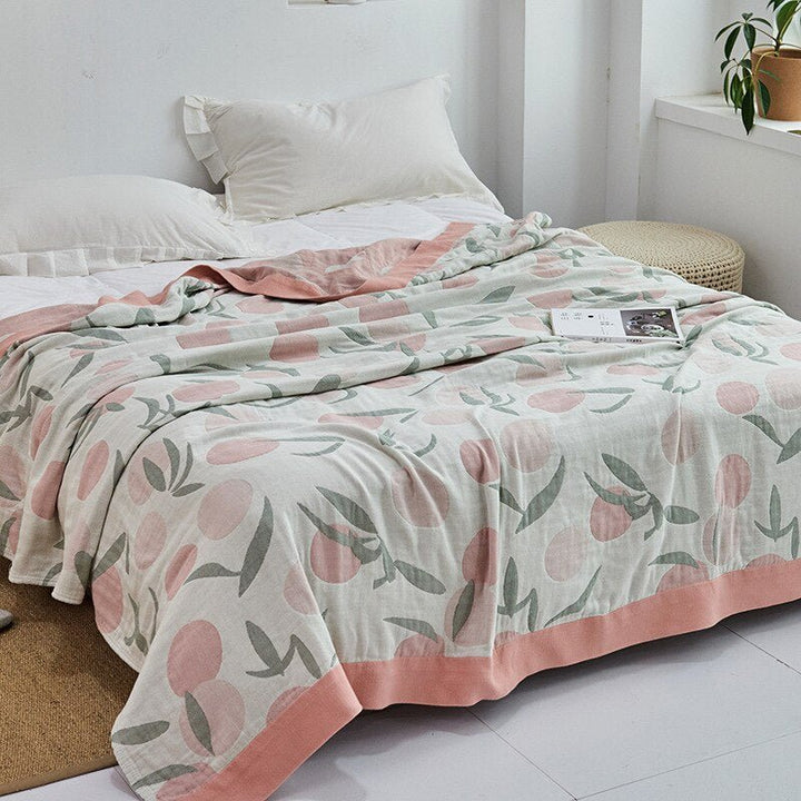 Cosycombe™ Soft Japanese Cotton Throw Blanket with Anti-Pilling Finish