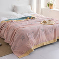 Cosycombe™ Soft Japanese Cotton Throw Blanket with Anti-Pilling Finish