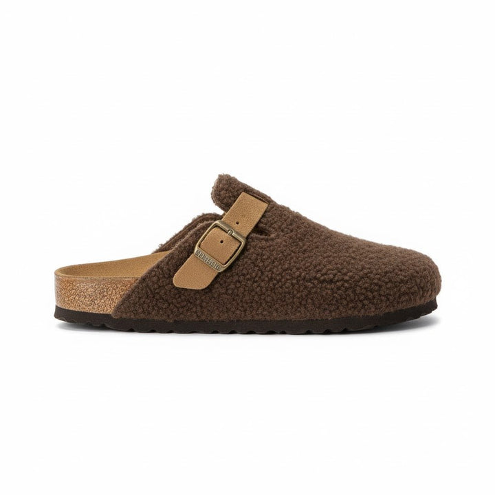 Cosycombe™ Natural Sheep Wool Slippers with Non-Slip Rubber Sole