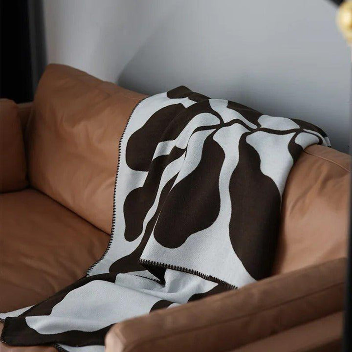 Cosycombe™ Boho Abstract Throw Blanket in a Soft, Skin-Friendly Cotton Blend