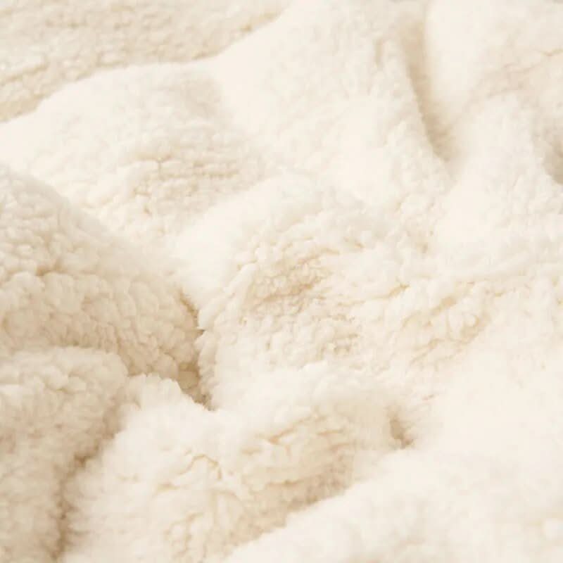 Cosycombe™ Reversible Sherpa Fleece Blanket for Bed and Sofa