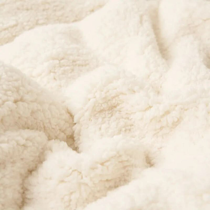Cosycombe™ Reversible Sherpa Fleece Blanket for Bed and Sofa