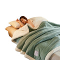 Cosycombe™ Soft Winter Fleece Throw in Plain and Striped Colours