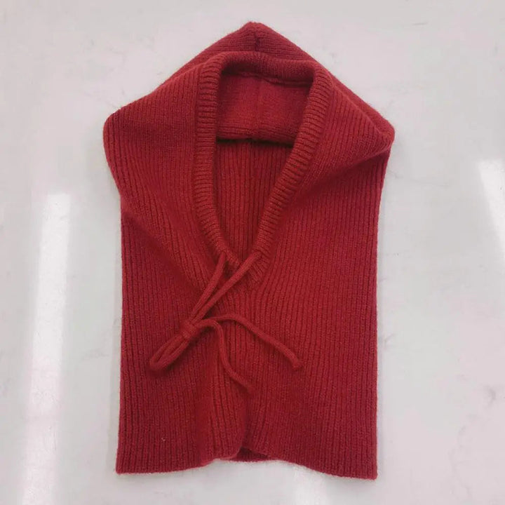Cosycombe™ Knitted Hooded Balaclava and Neck Warmer in Soft Cashmere Knit