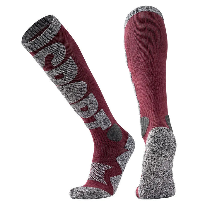 Cosycombe™ Merino Wool Blend Ski Socks with Cushioned Warmth