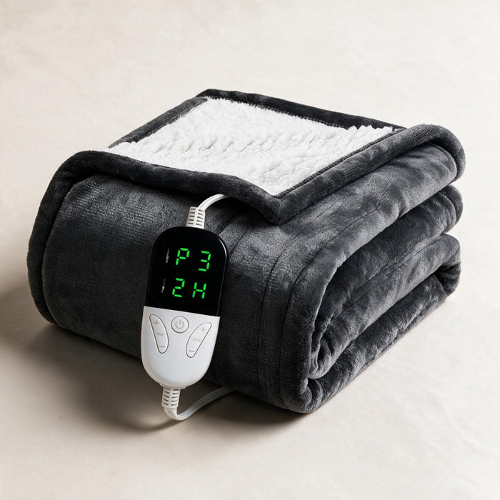 Cosycombe™ Sherpa Heated Throw with 6 Heat Settings & Timer