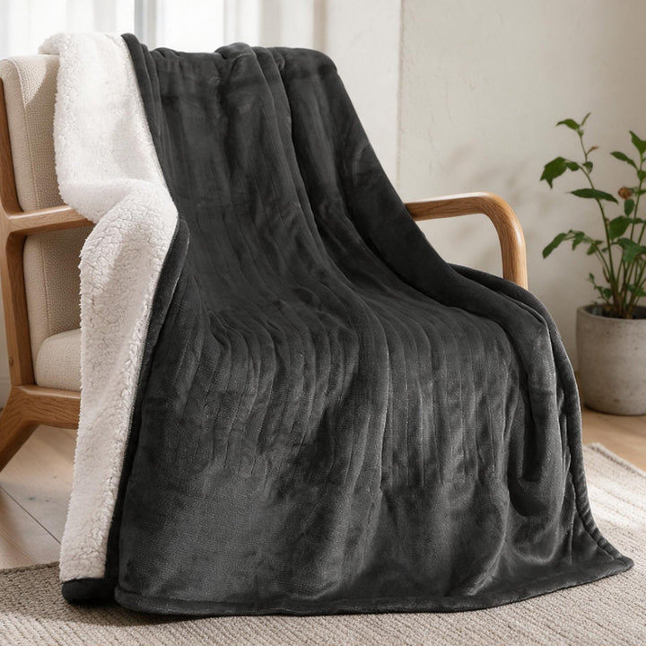 Cosycombe™ Sherpa Heated Throw with 6 Heat Settings &amp; Timer