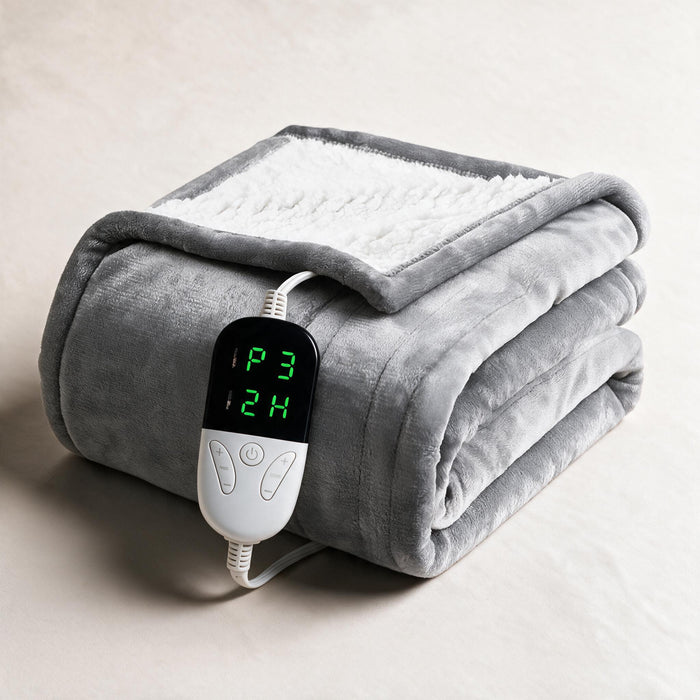 Cosycombe™ Sherpa Heated Throw with 6 Heat Settings & Timer