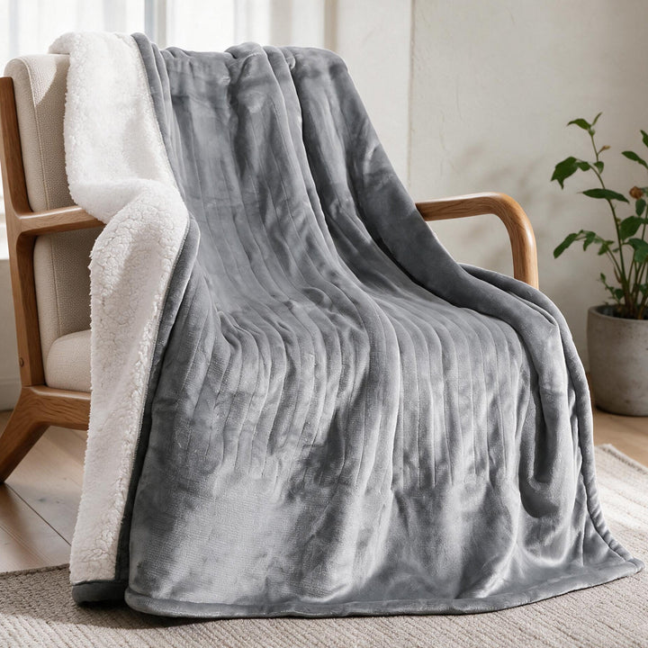 Cosycombe™ Sherpa Heated Throw with 6 Heat Settings &amp; Timer