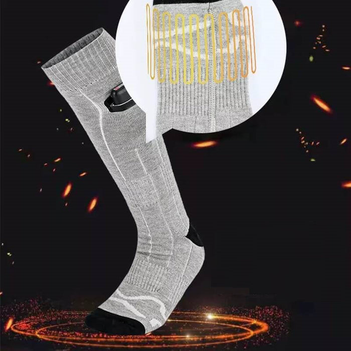 Cosycombe™ Rechargeable Heated Socks with 8-Hour Warmth and 3 Settings