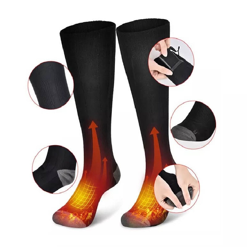 Cosycombe™ Rechargeable Heated Socks with 8-Hour Warmth and 3 Settings