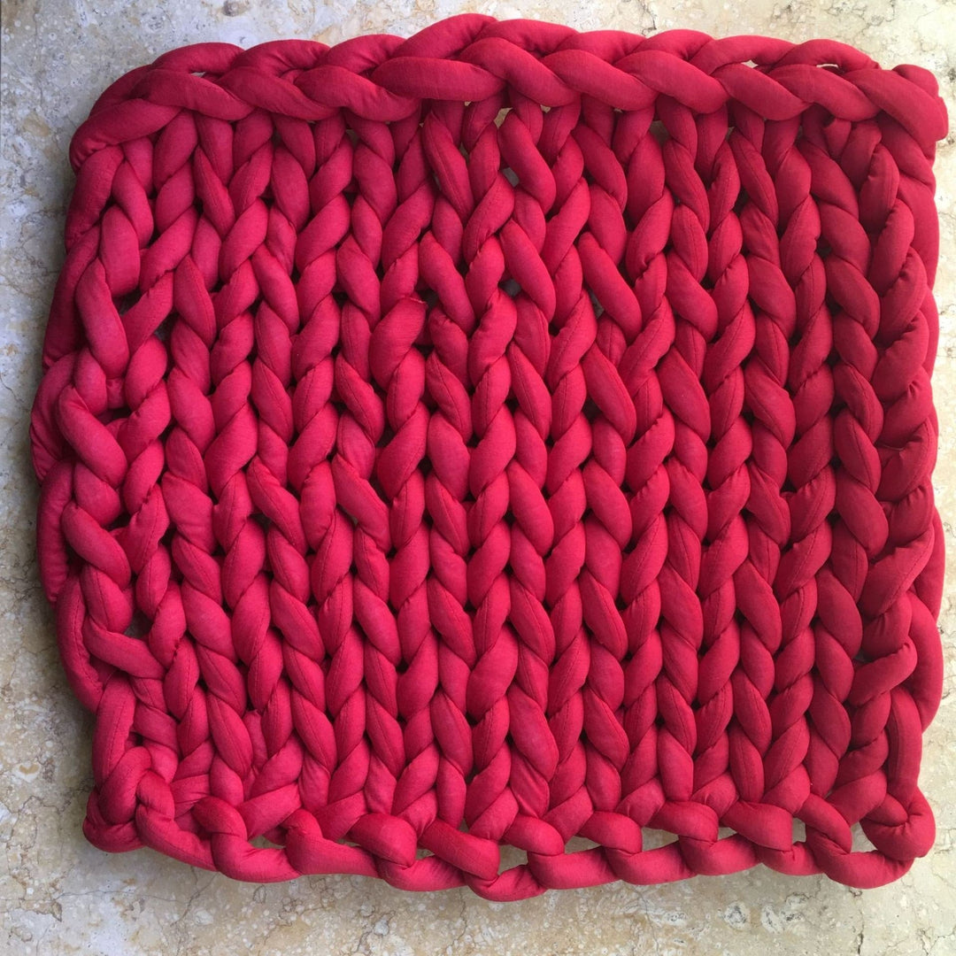 Cosycombe™ Hand-Woven Chunky Knit Throw with Weighted Feel