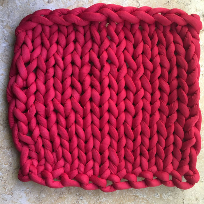 Cosycombe™ Hand-Woven Chunky Knit Throw with Weighted Feel