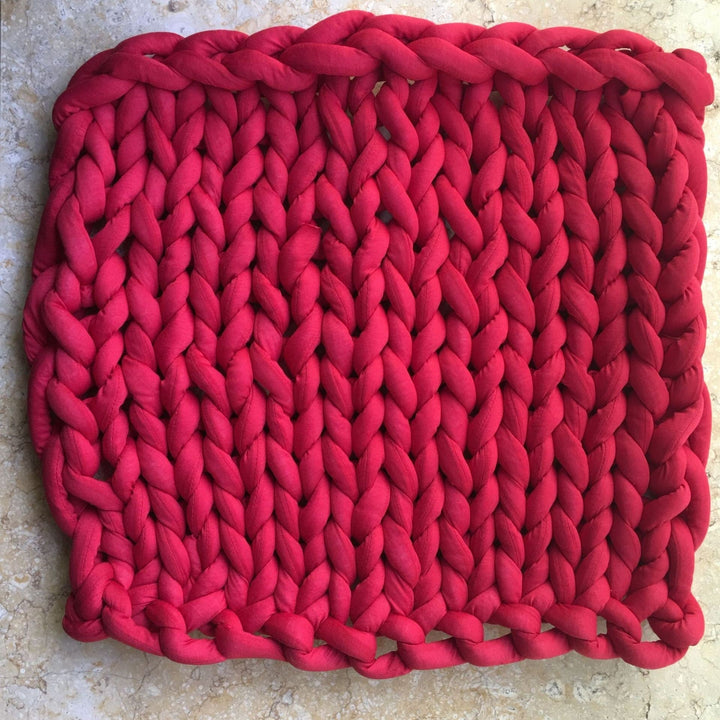 Cosycombe™ Hand-Woven Chunky Knit Throw with Weighted Feel