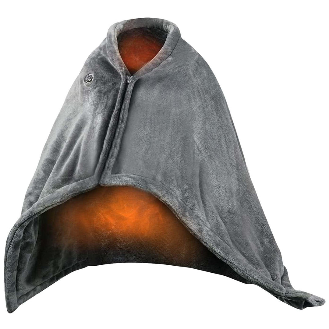 Cosycombe™ Wearable USB Heated Blanket with Front Zip