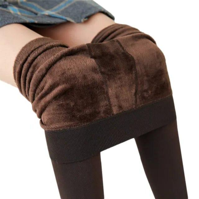 Cosycombe™ High-Waisted Fleece Lined Leggings for Cold Days
