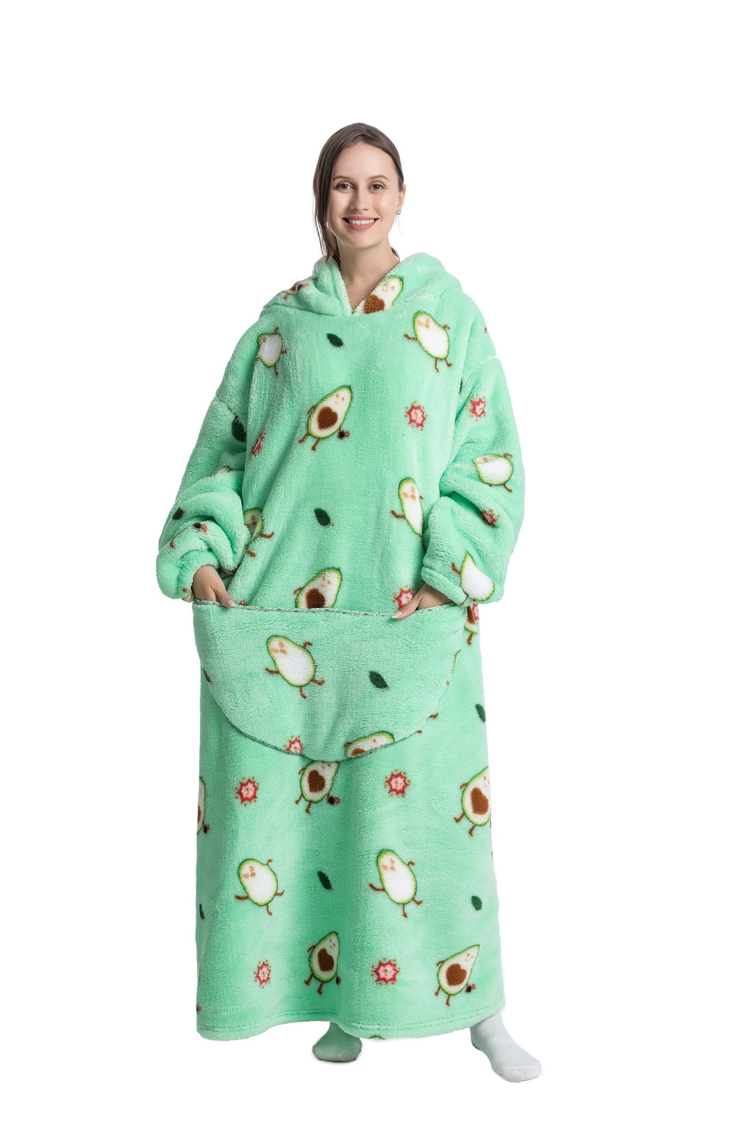 Cosycombe™ Fleece Hoodie Blanket with Hood in Fun Animal Designs