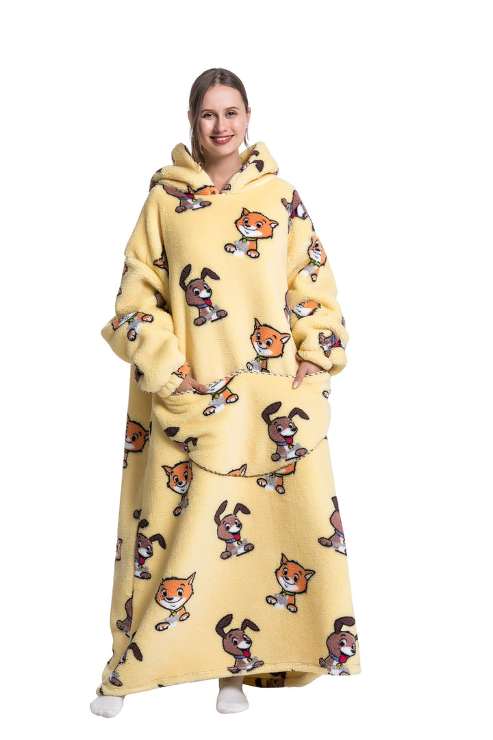 Cosycombe™ Fleece Hoodie Blanket with Hood in Fun Animal Designs