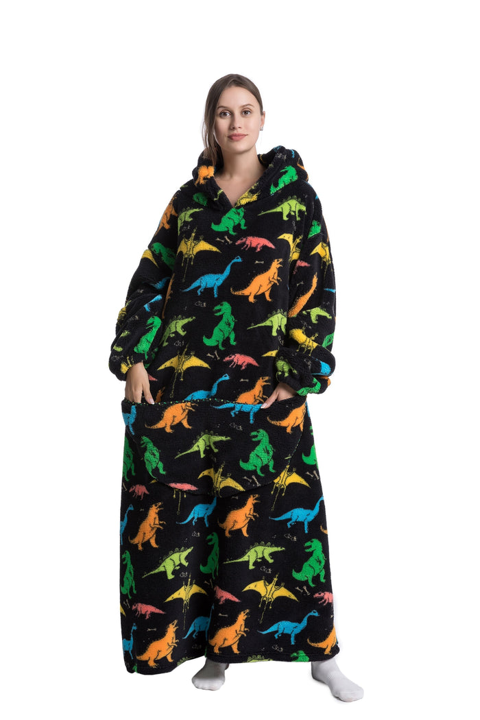 Cosycombe™ Fleece Hoodie Blanket with Hood in Fun Animal Designs