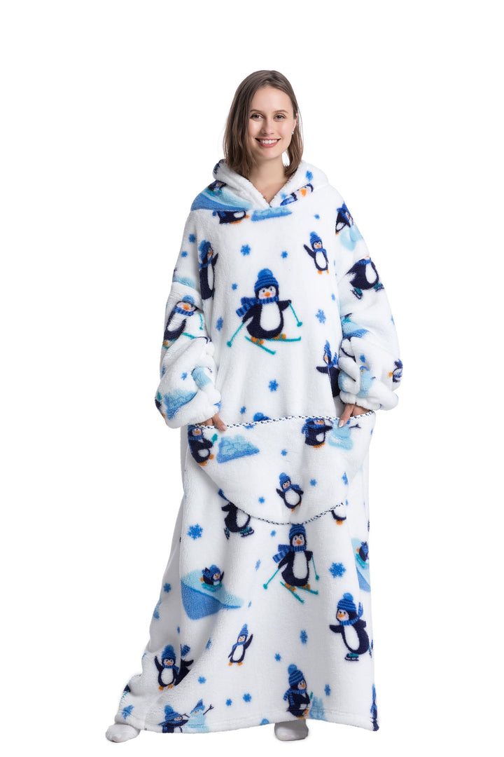 Cosycombe™ Fleece Hoodie Blanket with Hood in Fun Animal Designs