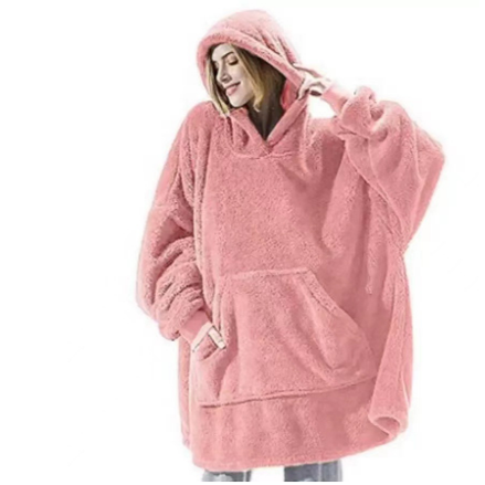 Cosycombe™ Oversized Blanket Hoodie in Double-Sided Plush Fleece