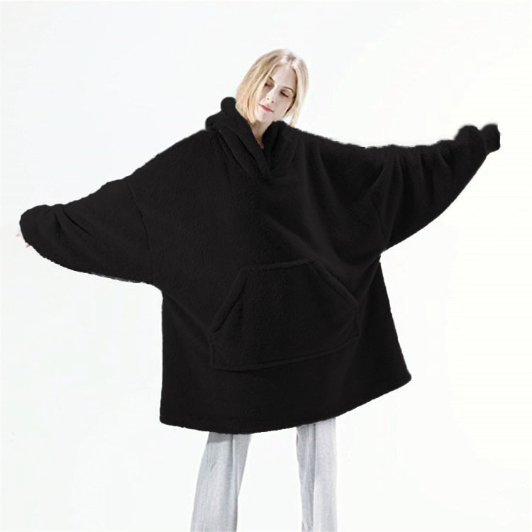 Cosycombe™ Oversized Blanket Hoodie in Double-Sided Plush Fleece