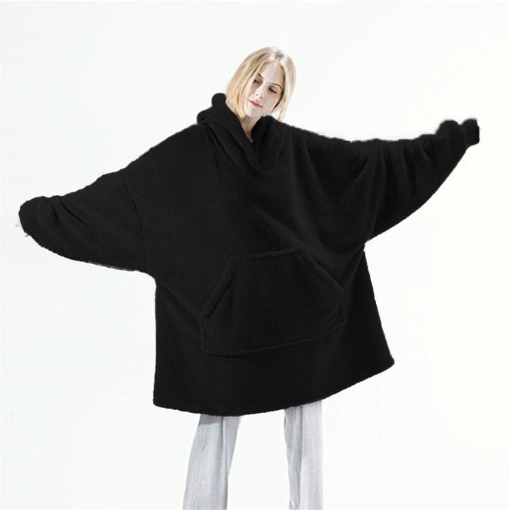 Cosycombe™ Oversized Blanket Hoodie in Double-Sided Plush Fleece