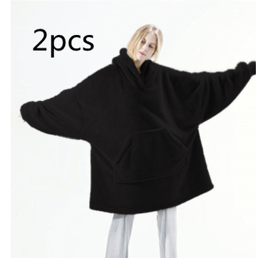 Cosycombe™ Oversized Blanket Hoodie in Double-Sided Plush Fleece