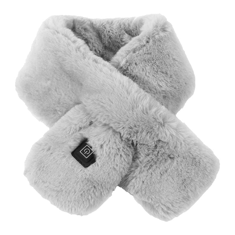 Cosycombe™ Heated Faux Fur Neck Scarf with 3 Heat Settings