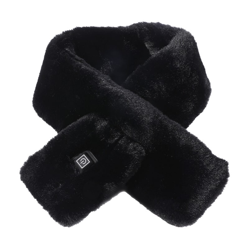 Cosycombe™ Heated Faux Fur Neck Scarf with 3 Heat Settings