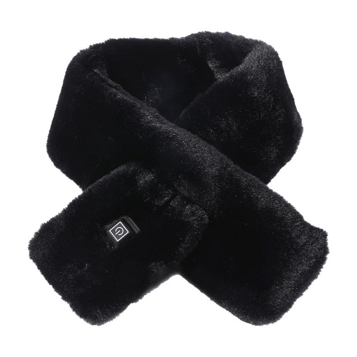 Cosycombe™ Heated Faux Fur Neck Scarf with 3 Heat Settings